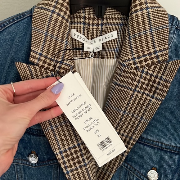 NWT Veronica Beard Keaton Combo
Dickey Jacket Blazer Vest 3 in 1 S $898 Sz XS - Picture 11 of 16